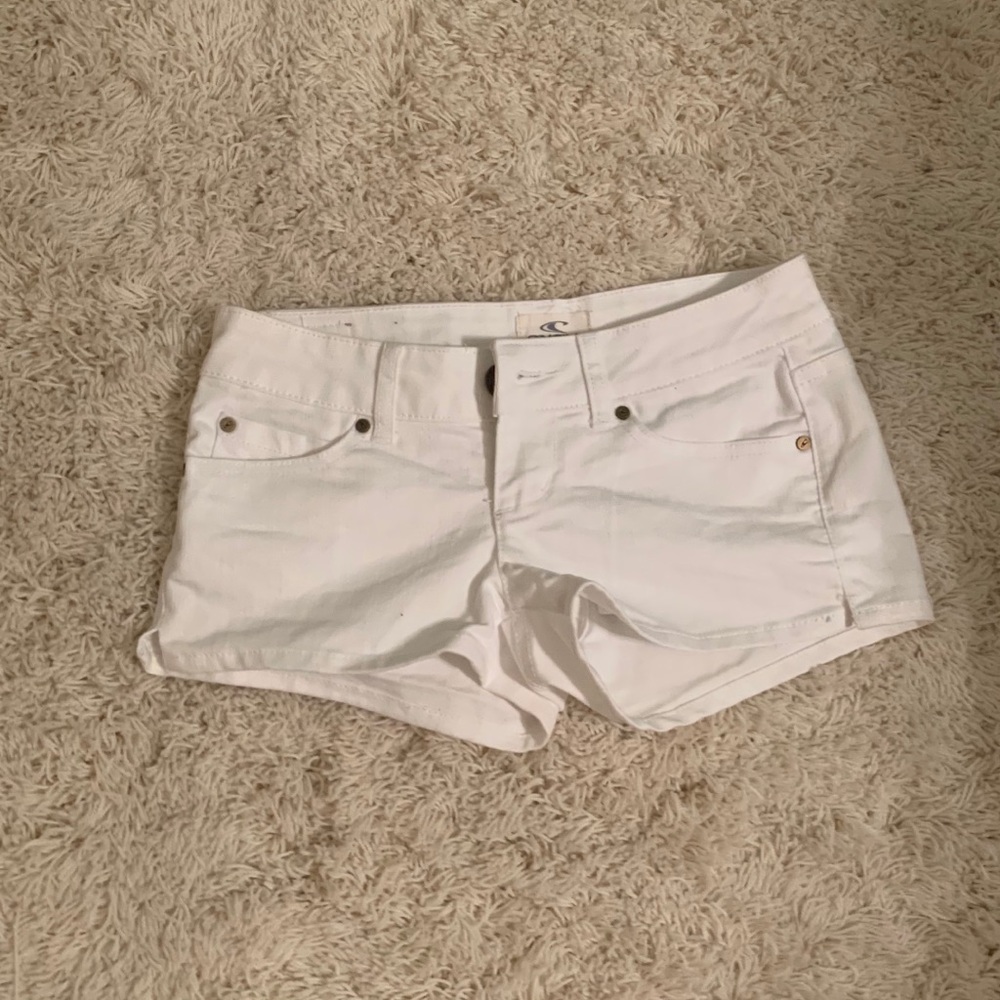 O’Neill White denim shorts